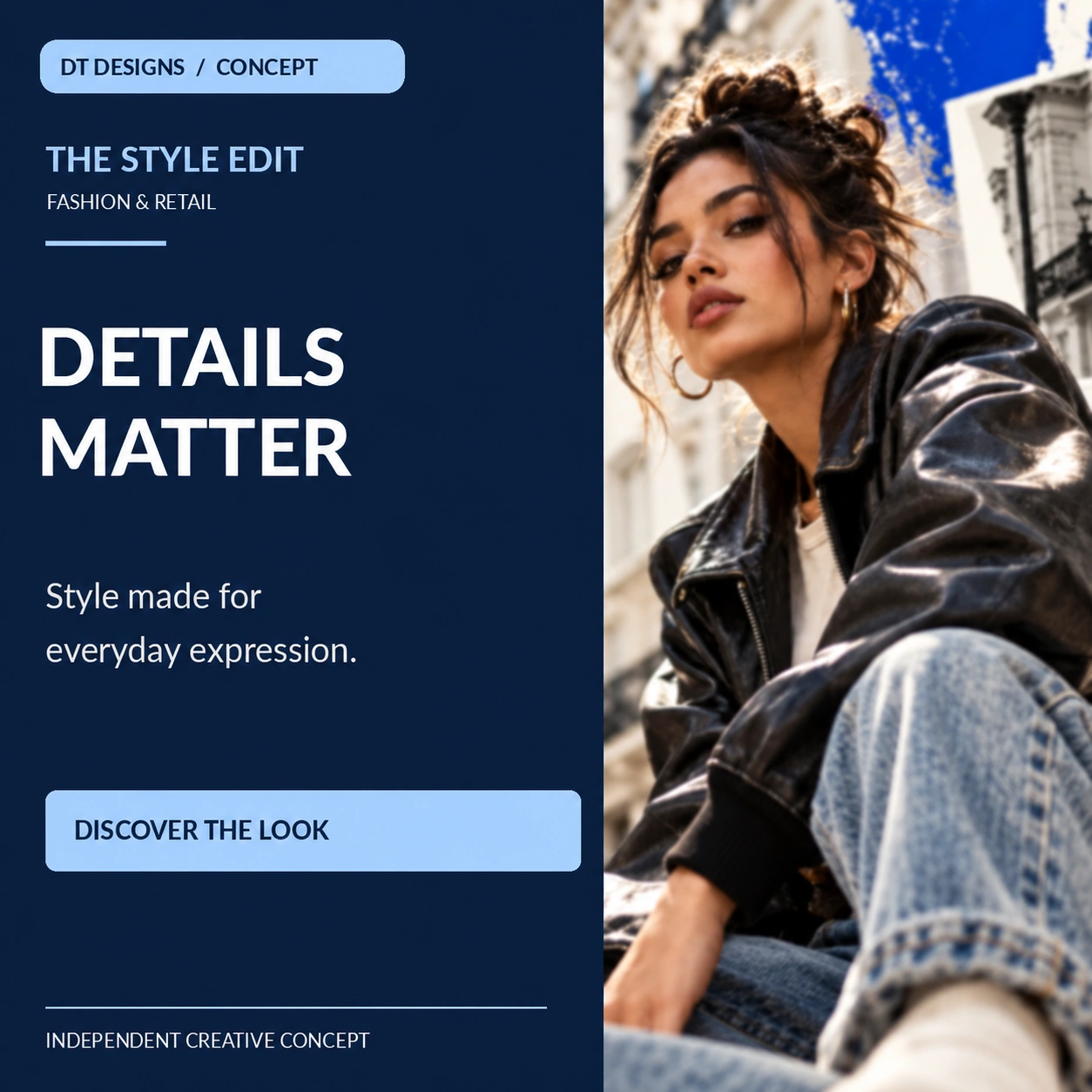 Fashion & Retail spotlight promotional concept
