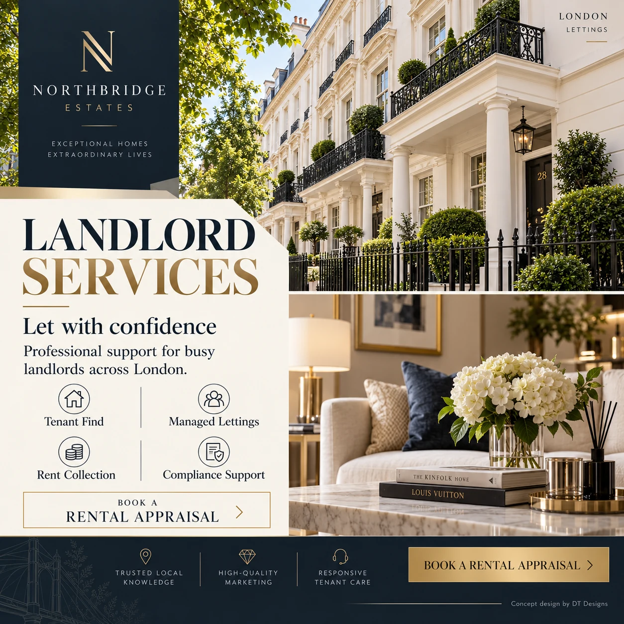 Northbridge Estates fictional landlord services promotion
